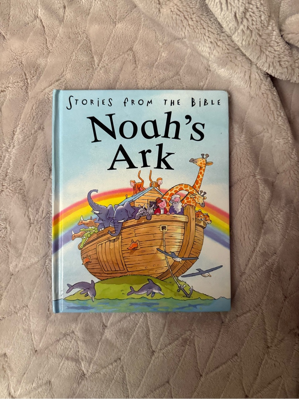 Noah's Ark - Children's Story Book (Blue)